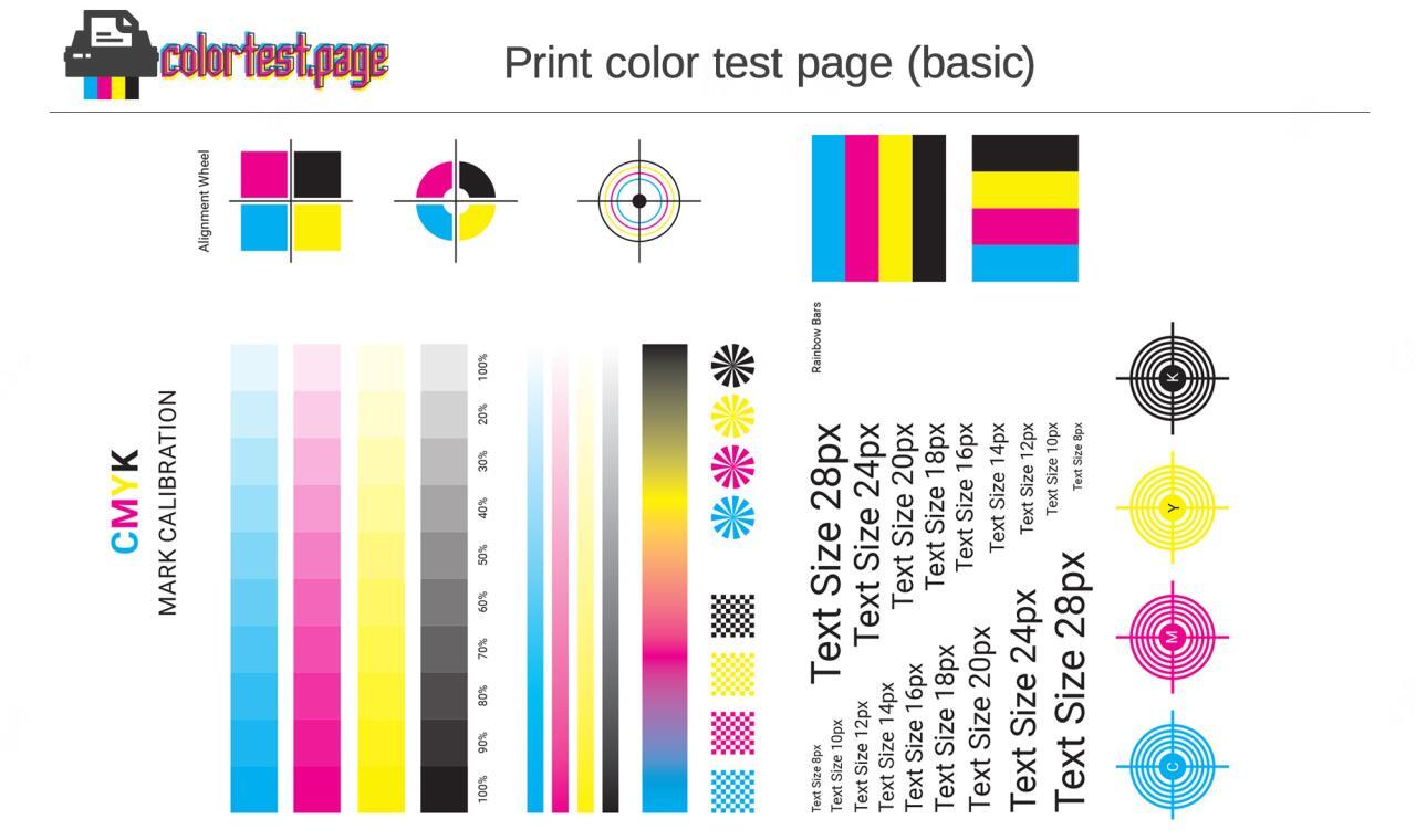 Laser Printer Test Page at Hayden Champ blog